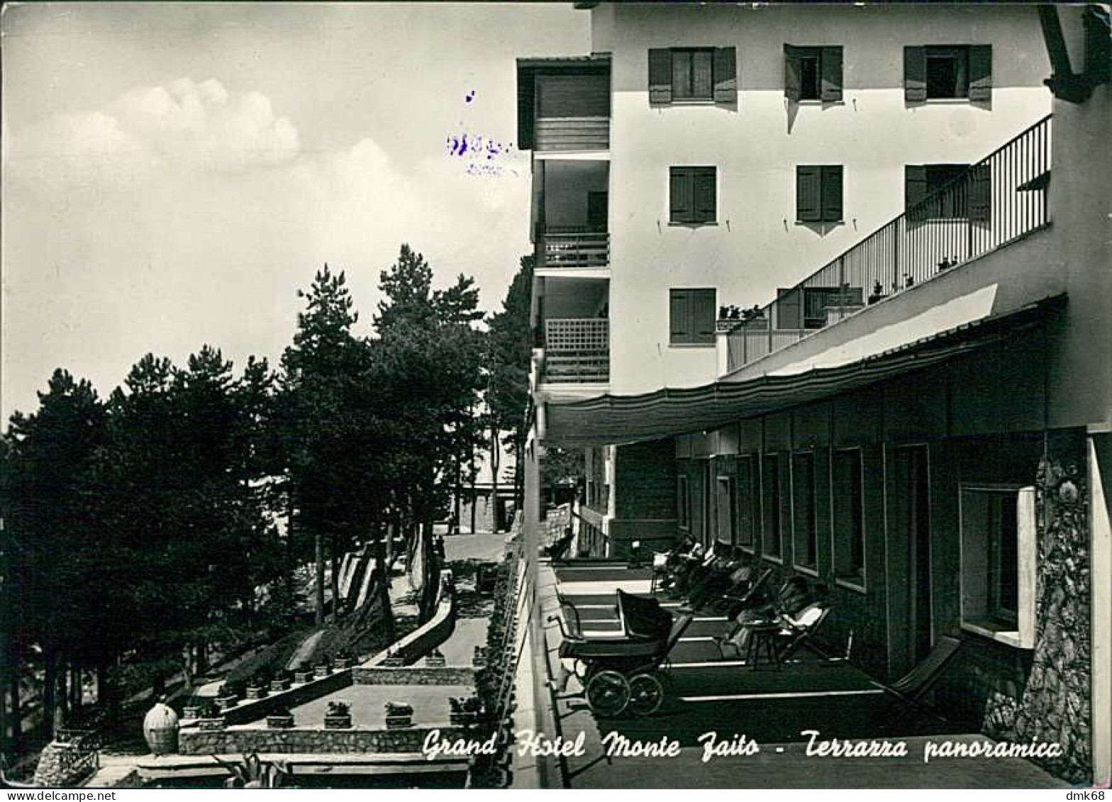 CASTELLAMMARE DI STABIA - GRAND HOTEL MONTE FAITO - EDIZIONE PARISIO - SPEDITA 1951 (19862) - Castellammare Di Stabia