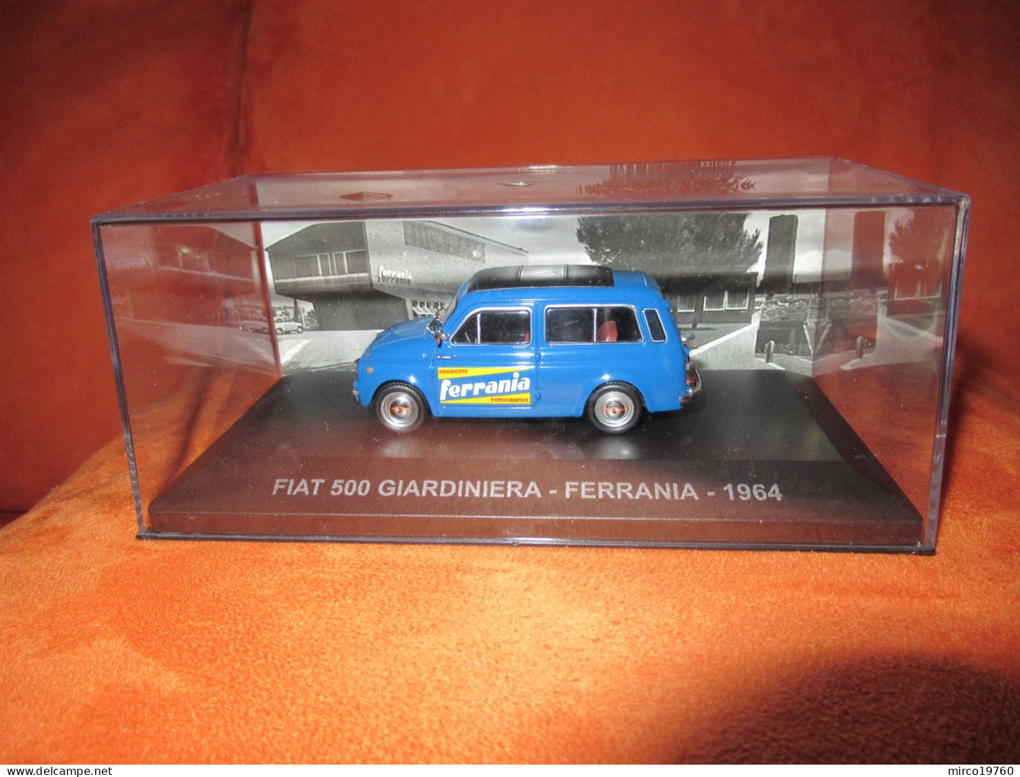 DIE CAST 1:43 - FIAT 500 GIARDINIERA - FERRANIA - 1964 - NUOVO IN TECA RIGIDA - Autres & Non Classés