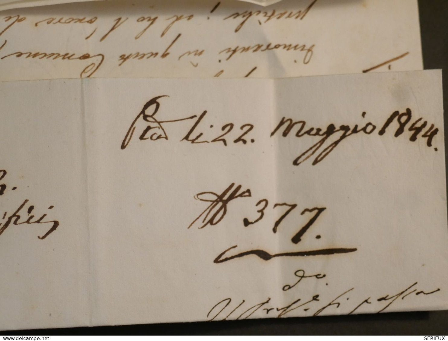 DJ 3 ITALIA    BELLE  LETTRE SIGNEE  1844   VOLONTARI PONTIFICIO +MEDICINA+ + AFF. INTERESSANT+++ - Ohne Zuordnung