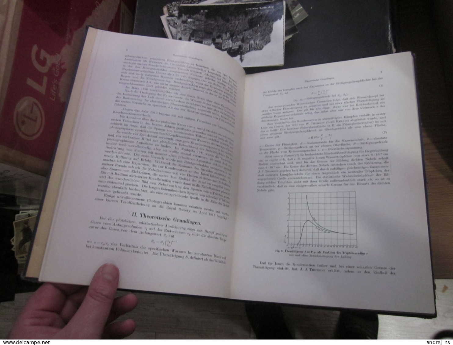 Atlas Typischer Nebelkammerbilder Mit Einführung In Die Wilsonsche Methode. Mit 18 Figuren Und 125 Aufnahmen Berlin 1940 - Livres Anciens