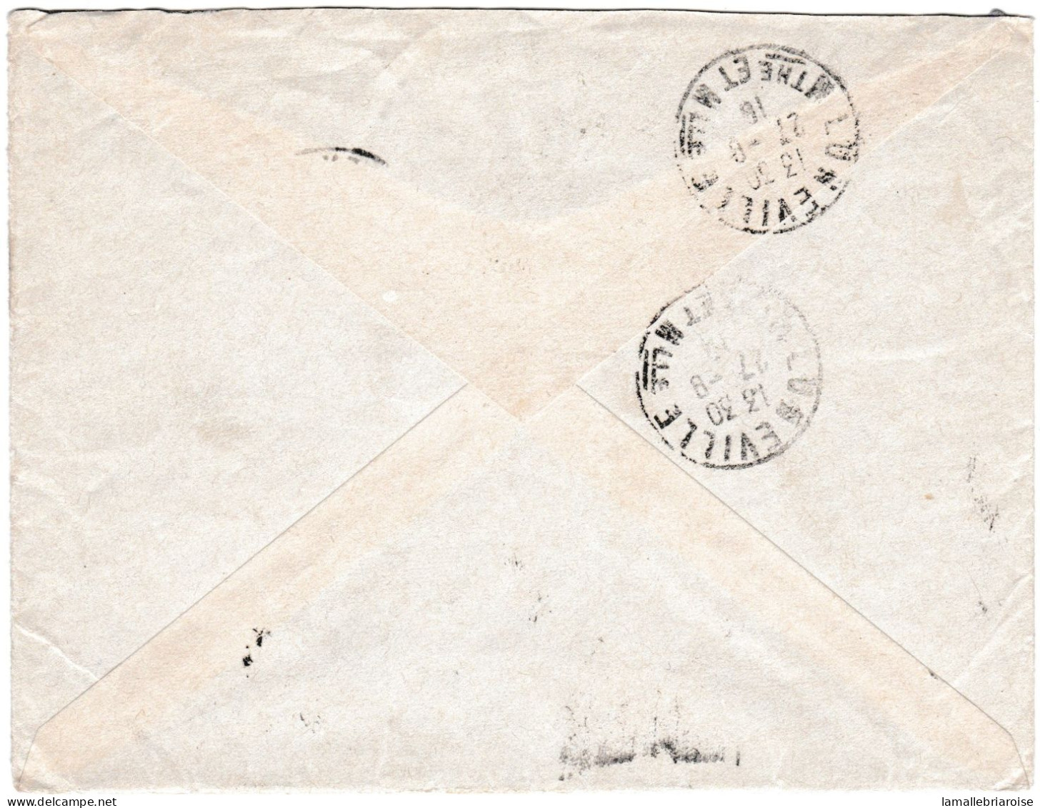 Enveloppe Avec Lettre Autographe Du Général Lyautey Du 15-9-19- De Rabbat Résidence Pour Luneville - Politiques & Militaires