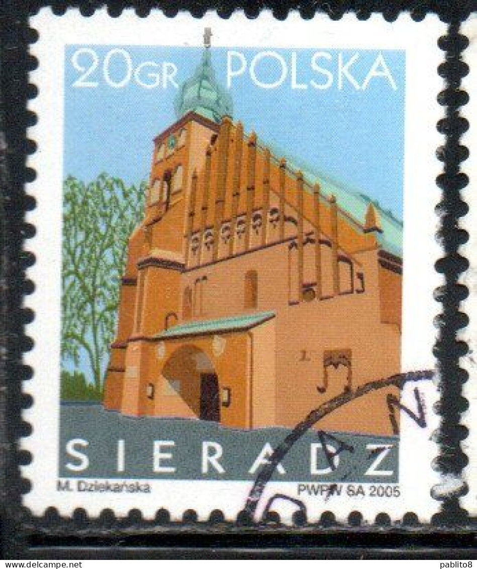 POLONIA POLAND POLSKA 2005 ALL SAINTS COLLEGIATE CHURCH SIERADZ 20g USED USATO OBLITERE' - Oblitérés