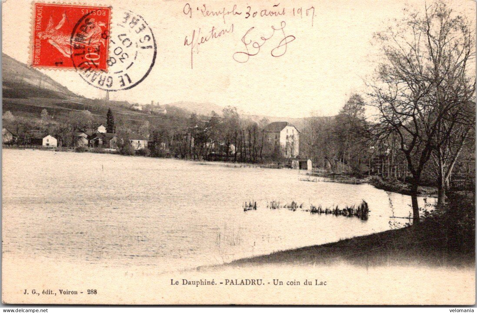 19467 Cpa 38 Paladru - Un Coin Du Lac - Paladru