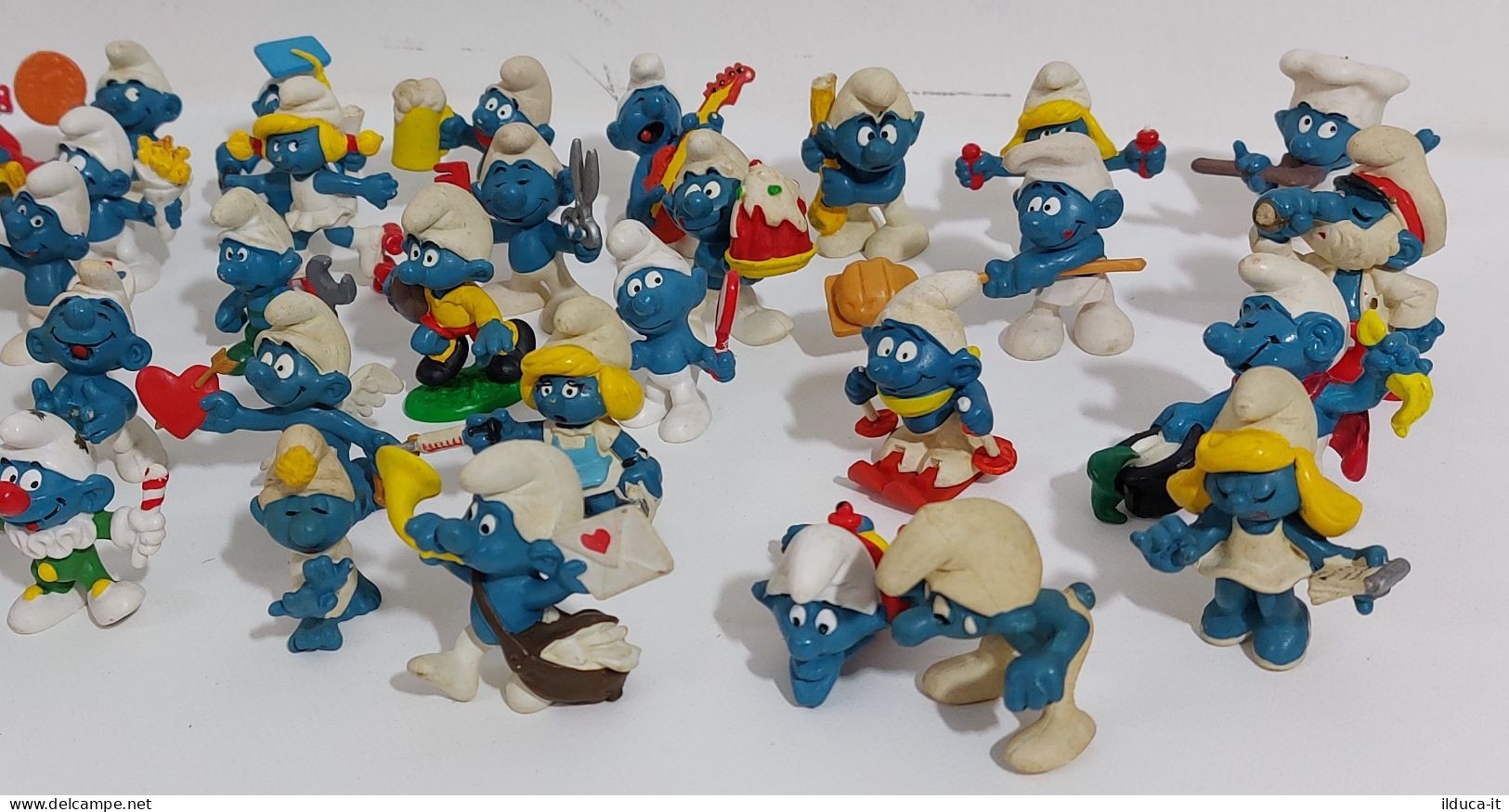 58661 Action Figure - Lotto 39 Puffi - Schleich - Smurfs