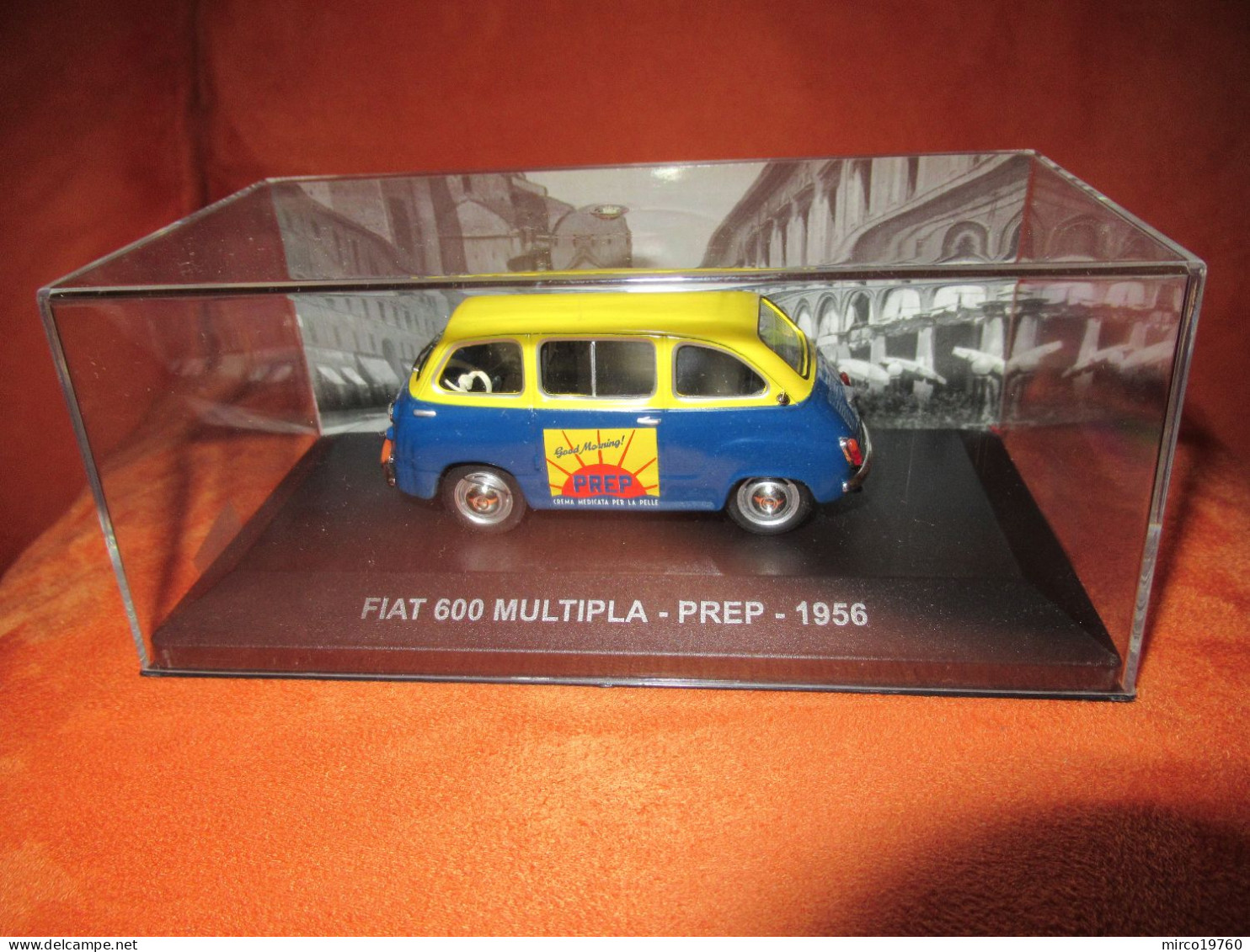 DIE CAST 1:43 - FIAT 600 MULTIPLA - PREP - 1956 - NUOVO IN TECA RIGIDA - Altri & Non Classificati