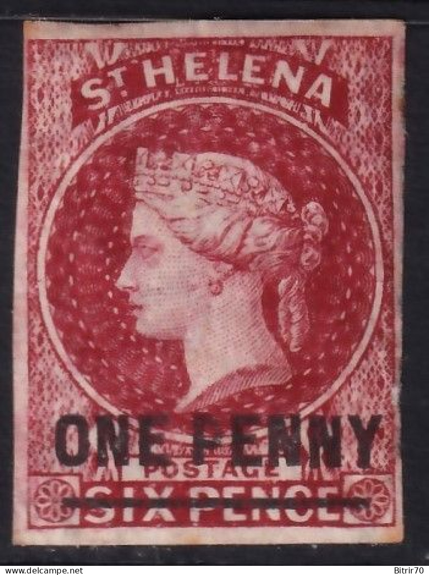 Isla Sta. Helena, 1863  Y&T. 3, (*) - Saint Helena Island