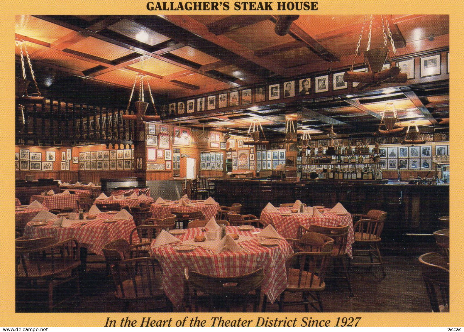 CPM - M - ETATS UNIS - NEW YORK - GALLAGHER'S STEAK HOUSE - 228 WEST 52nd STREET - IN THE HEART OF THE THEATRE DISTRICT - Bar, Alberghi & Ristoranti