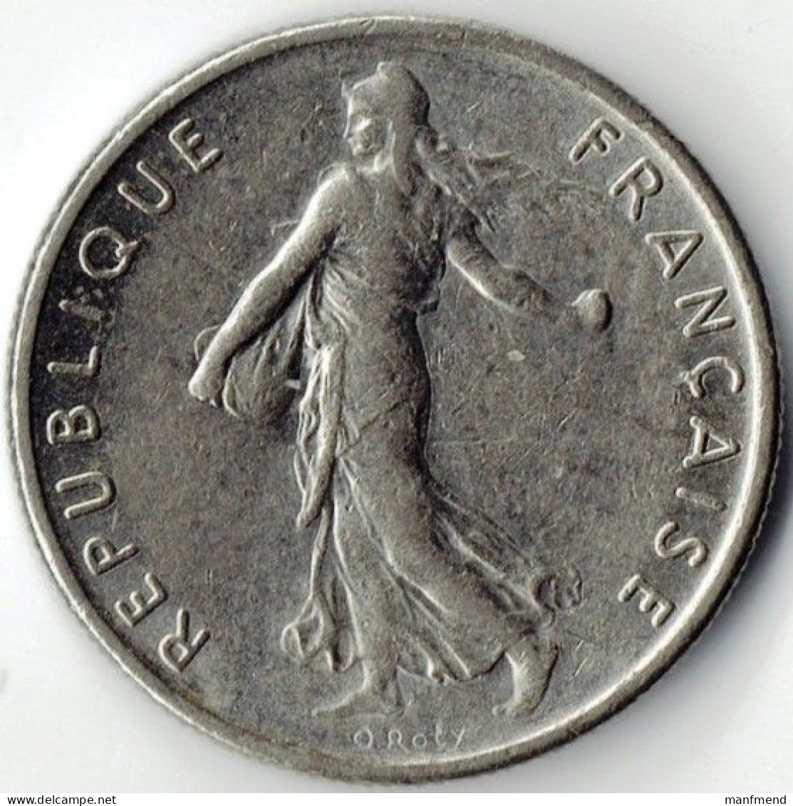 France - 1972 - KM 931 - 1/2 Franc - XF - 1/2 Franc