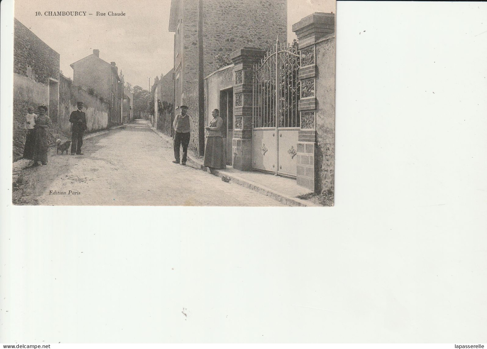 78-Chambourcy  1914- Rue Chaude (personnages) - Chambourcy