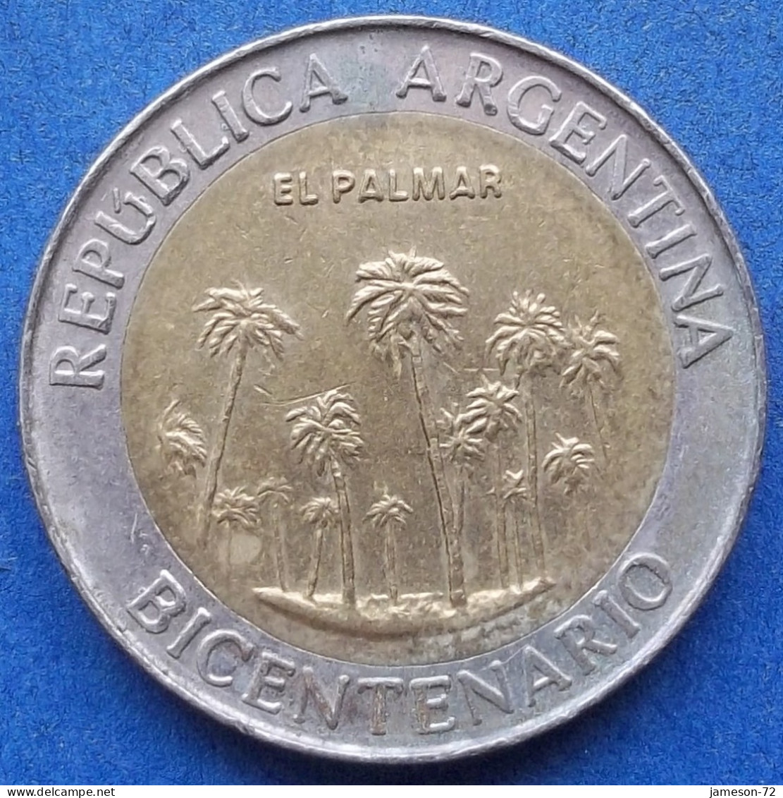 ARGENTINA - 1 Peso 2010 "El Palmar" KM# 156 Monetary Reform (1992) - Edelweiss Coins - Argentinië