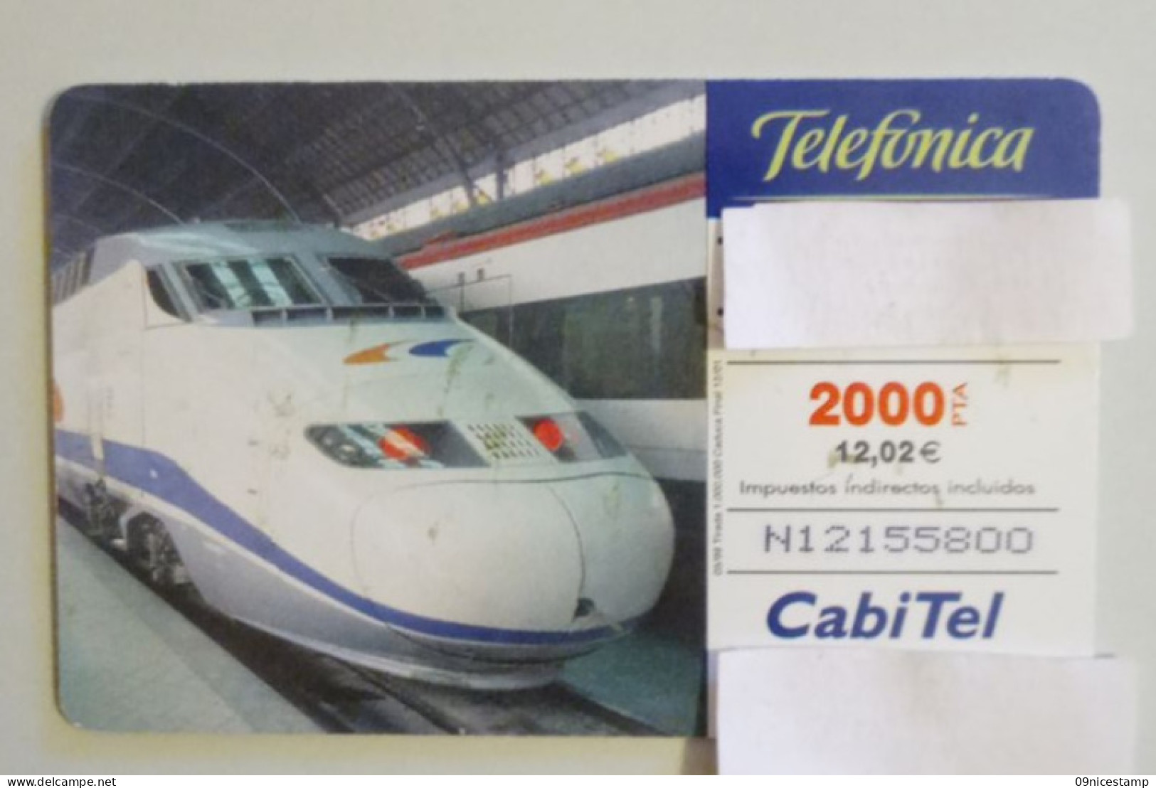 Spain, Telephonecard, Empty And Used - Other & Unclassified