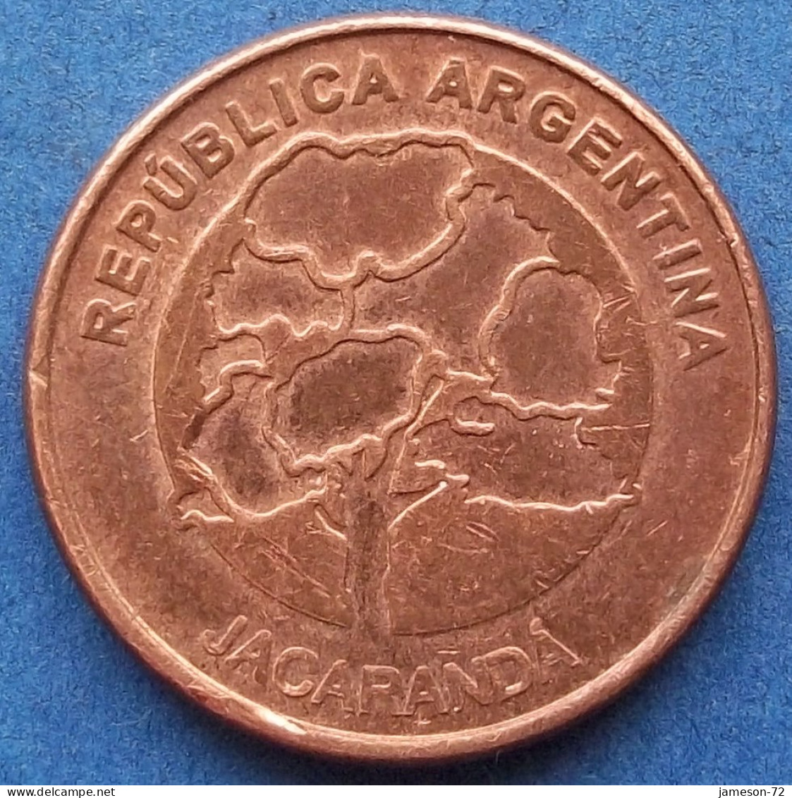 ARGENTINA - 1 Peso 2017 "Jacaranda" KM# 186 Monetary Reform (1992) - Edelweiss Coins - Argentine