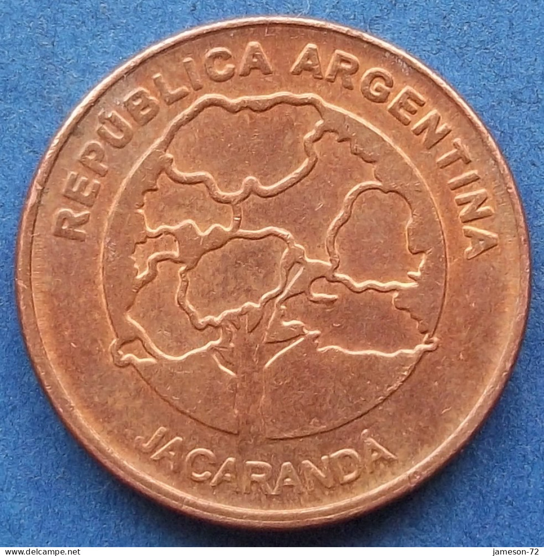 ARGENTINA - 1 Peso 2018 "Jacaranda" KM# 186 Monetary Reform (1992) - Edelweiss Coins - Argentina