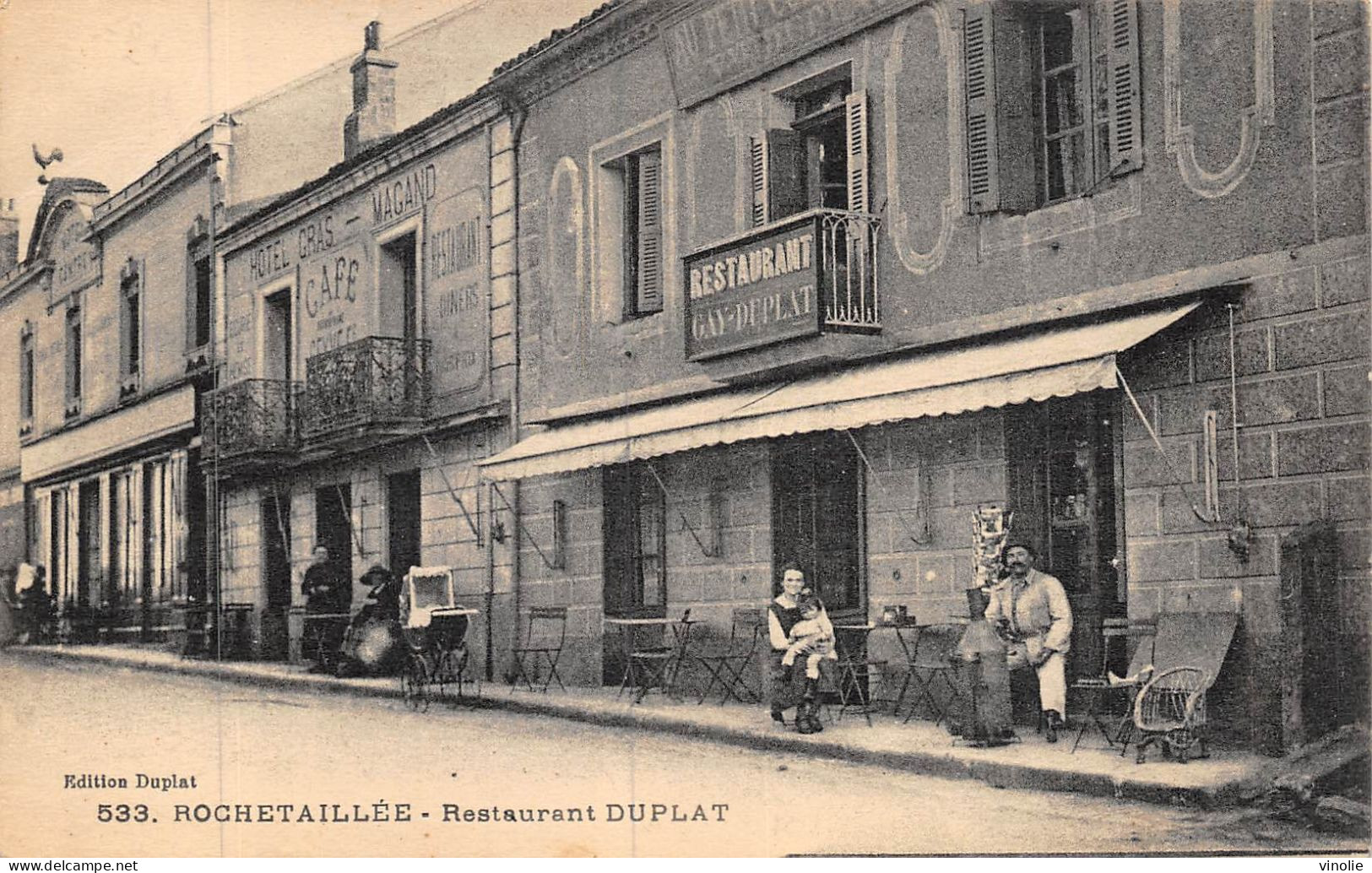 24-2726 : ROCHETAILLEE. RESTAURANT DUPLAT - Rochetaillee