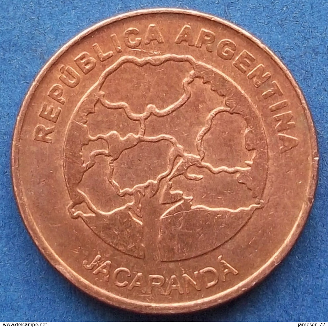 ARGENTINA - 1 Peso 2020 "Jacaranda" KM# 186 Monetary Reform (1992) - Edelweiss Coins - Argentina