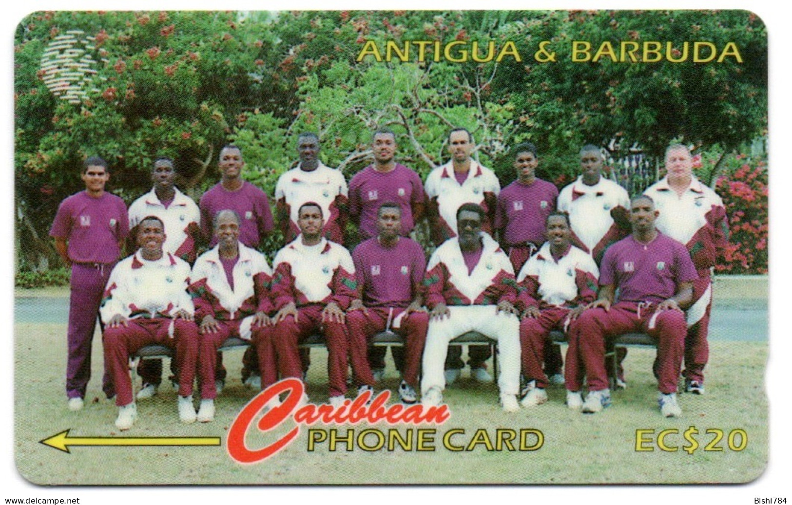 Antigua & Barbuda - 1996 West Indies' Cricket Team -145CATB (with Ø) - Antigua U. Barbuda