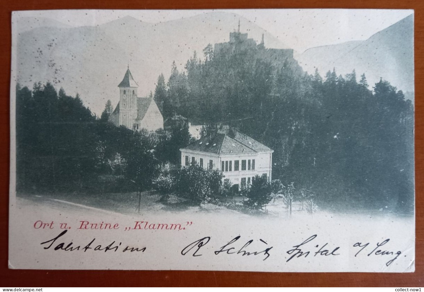 #7 AUSTRIA Österreich - Semmering - Ruine Klamm Sent To Keuprulu 1898 - Ottoman Turkey - Semmering