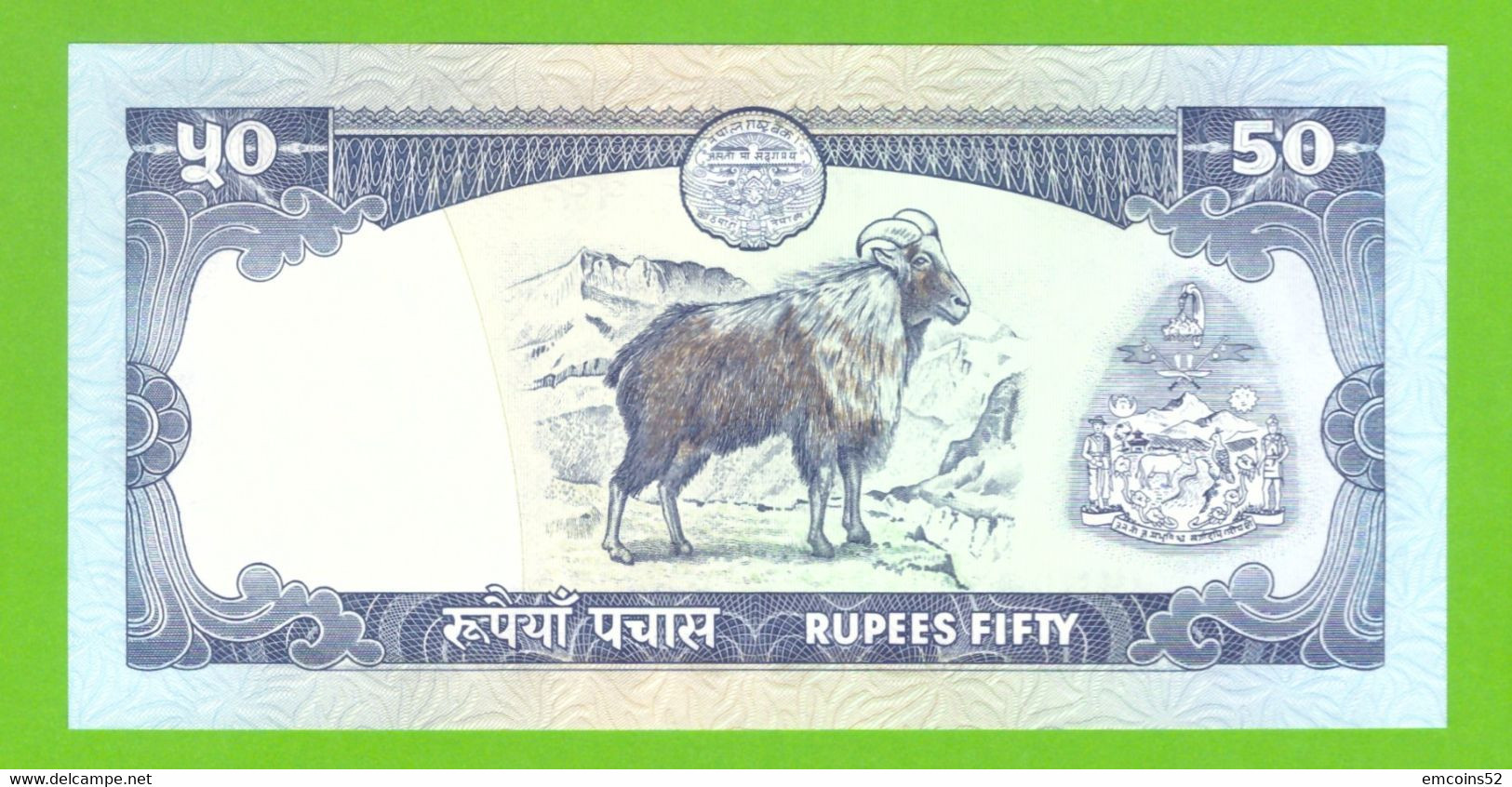 NEPAL 50 RUPEES 1990/1995  P-33b(2)  UNC - Nepal