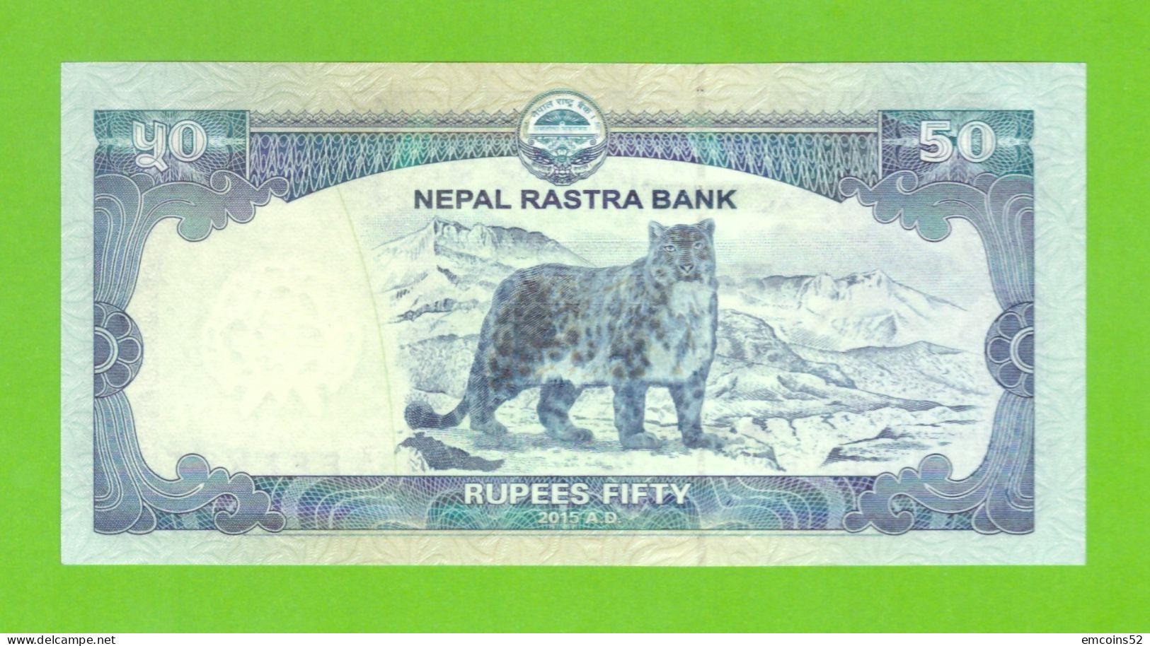 NEPAL 50 RUPEE 2015 P-79 UNC - Népal