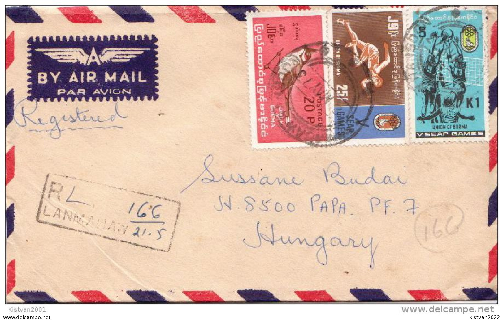 Postal History: Burma Cover - Myanmar (Birmanie 1948-...)