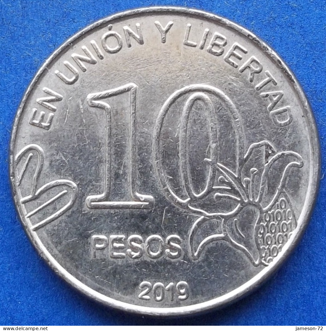 ARGENTINA - 10 Pesos 2019 "Calden" KM# 189 Monetary Reform (1992) - Edelweiss Coins - Argentina