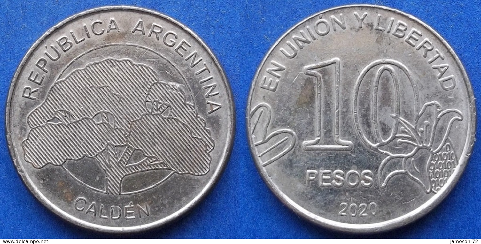 ARGENTINA - 10 Pesos 2020 "Calden" KM# 189 Monetary Reform (1992) - Edelweiss Coins - Argentina