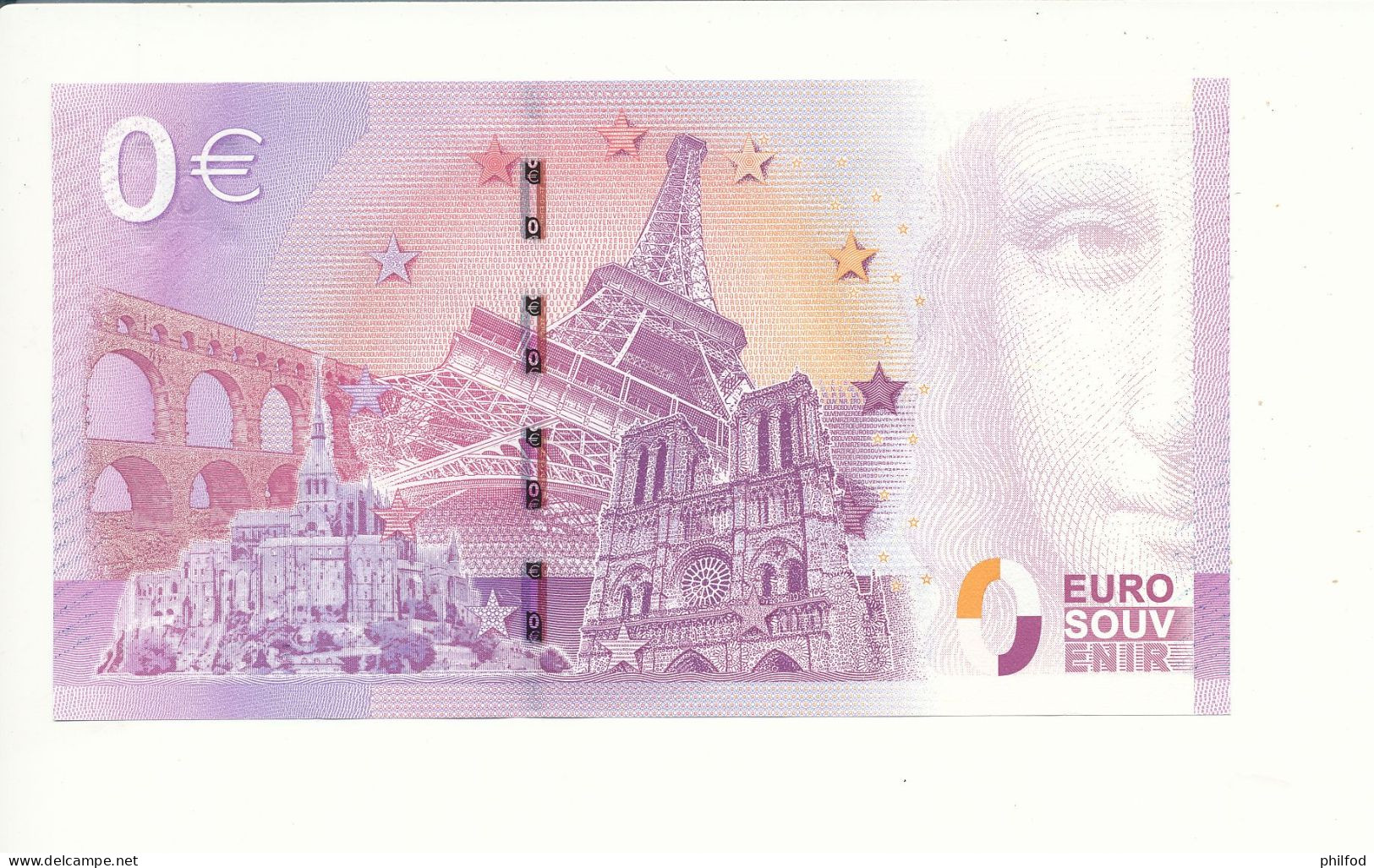 2015-1 - Billet Souvenir - 0 Euro - UEBY -  CITÉ DU TRAIN -  n°9702 - Billet épuisé - Privatentwürfe