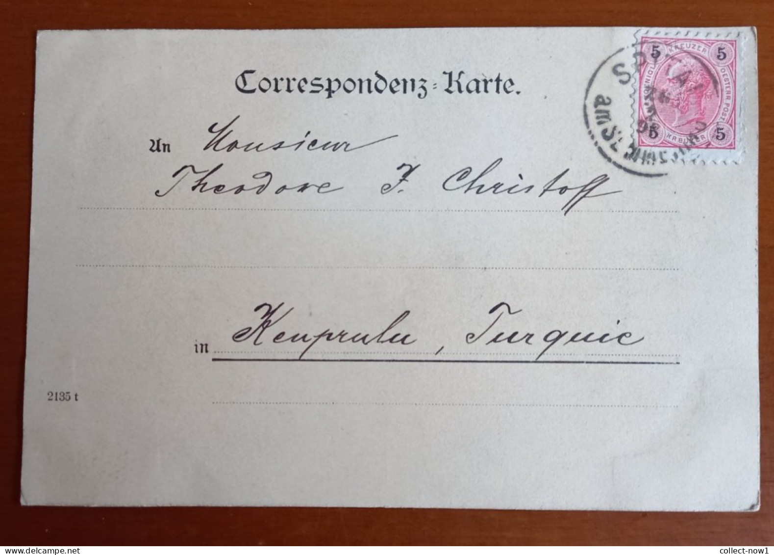 #7  AUSTRIA  Semmering Semmeringbahn Sent To Keuprulu 1898 - Ottoman Turkey - Semmering