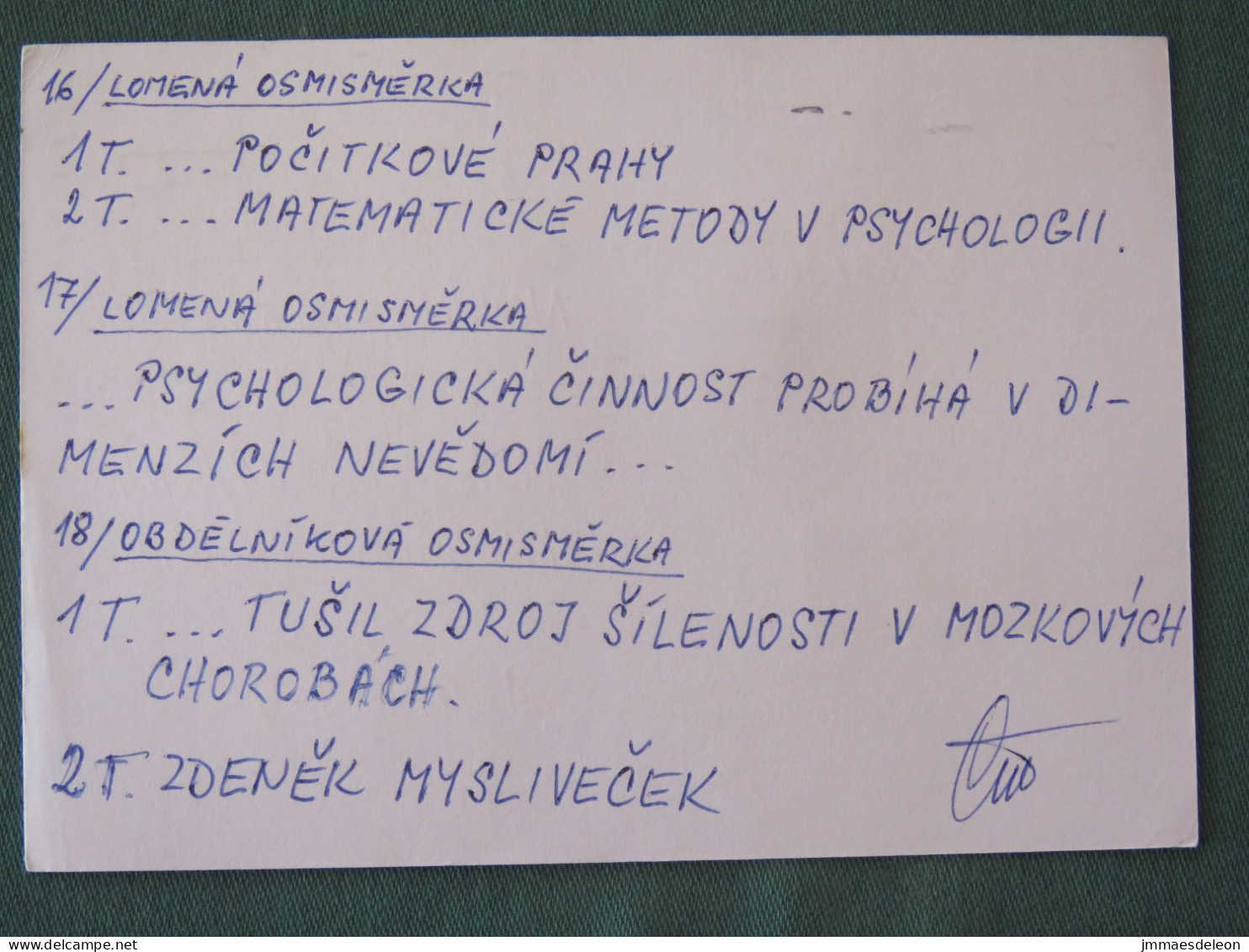 Czech Republic 2001 Stationery Postcard 5.40 Kcs Prague Sent Locally - Lettres & Documents