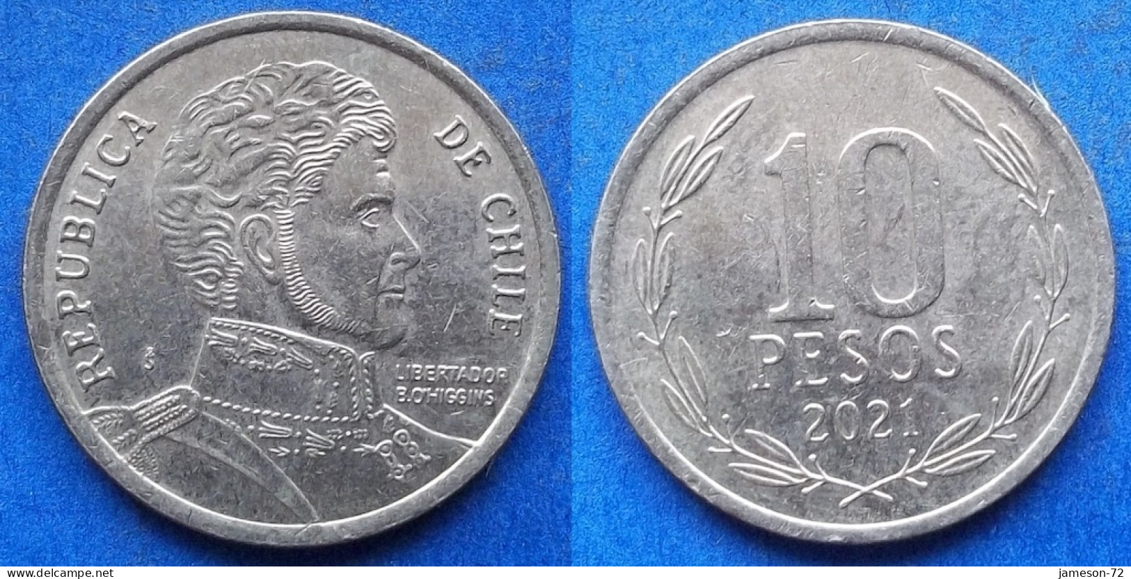 CHILE - 10 Pesos 2021 So KM# 228.2 Monetary Reform (1975) - Edelweiss Coins - Cile