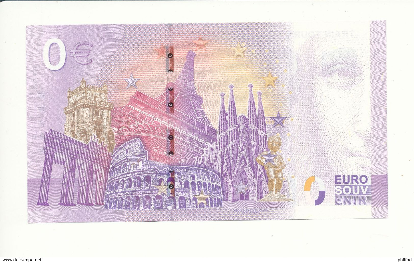 Billet Touristique 0 Euro - TRAIN TOURISTIQUE GENTIANE EXPRESS - 2020-1 - UEQG - ANNIV - N° 4313 - Other & Unclassified