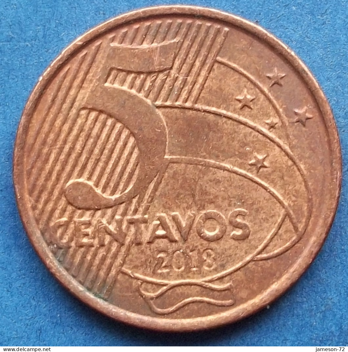 BRAZIL - 5 Centavos 2018 "Tiradentes" KM# 648 Monetary Reform (1994) - Edelweiss Coins - Brasilien