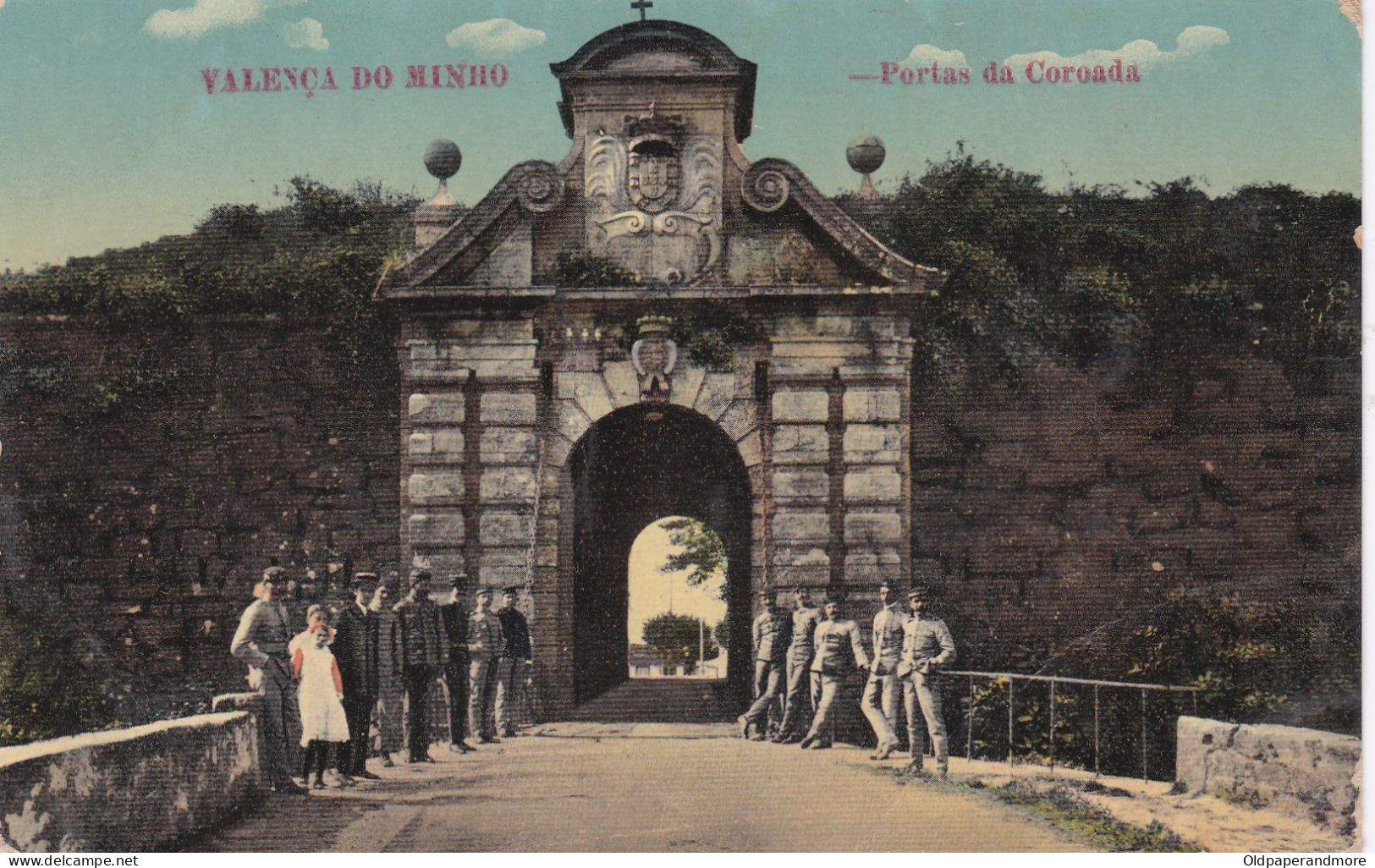 POSTCARD PORTUGAL - VALENÇA DO MINHO - PORTAS DA COROADA - Viana Do Castelo