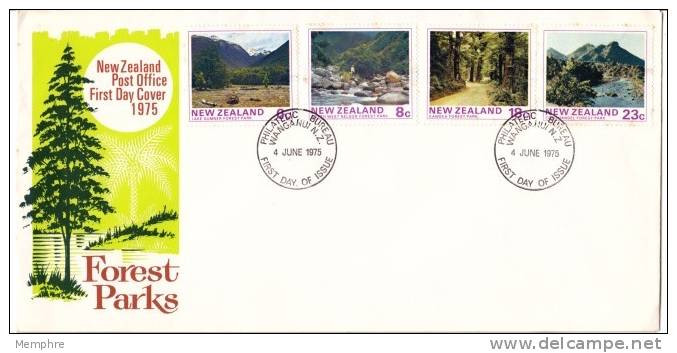 1975  Forest Parks   FDC  Unaddressed - FDC