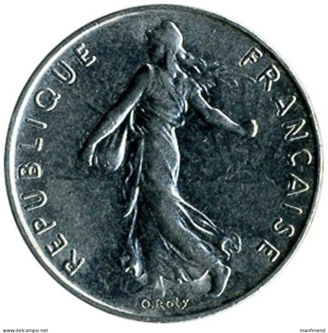 France - 1976 - KM 931 - 1/2 Franc - XF - 1/2 Franc