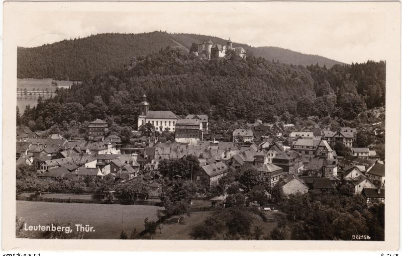 Ansichtskarte Leutenberg Panorama 1951 - Leutenberg