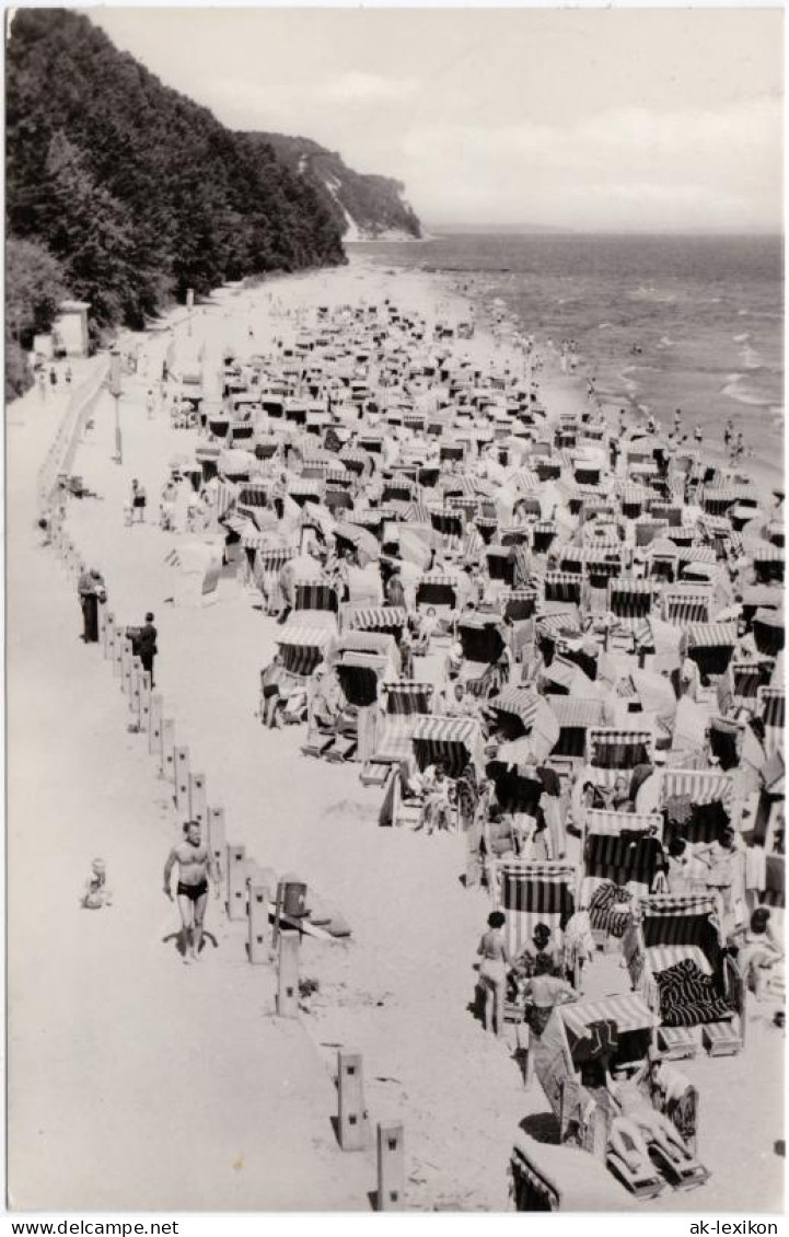 Ansichtskarte Sellin Blick Auf Den Strand 1961 - Sellin
