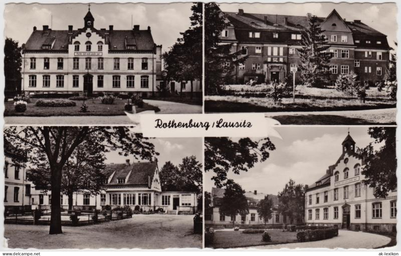 Rothenburg (Oberlausitz) Rózbork Ulbrich-Haus Heilstätten Inneren Mission 1958 - Rothenburg (Rózbork)