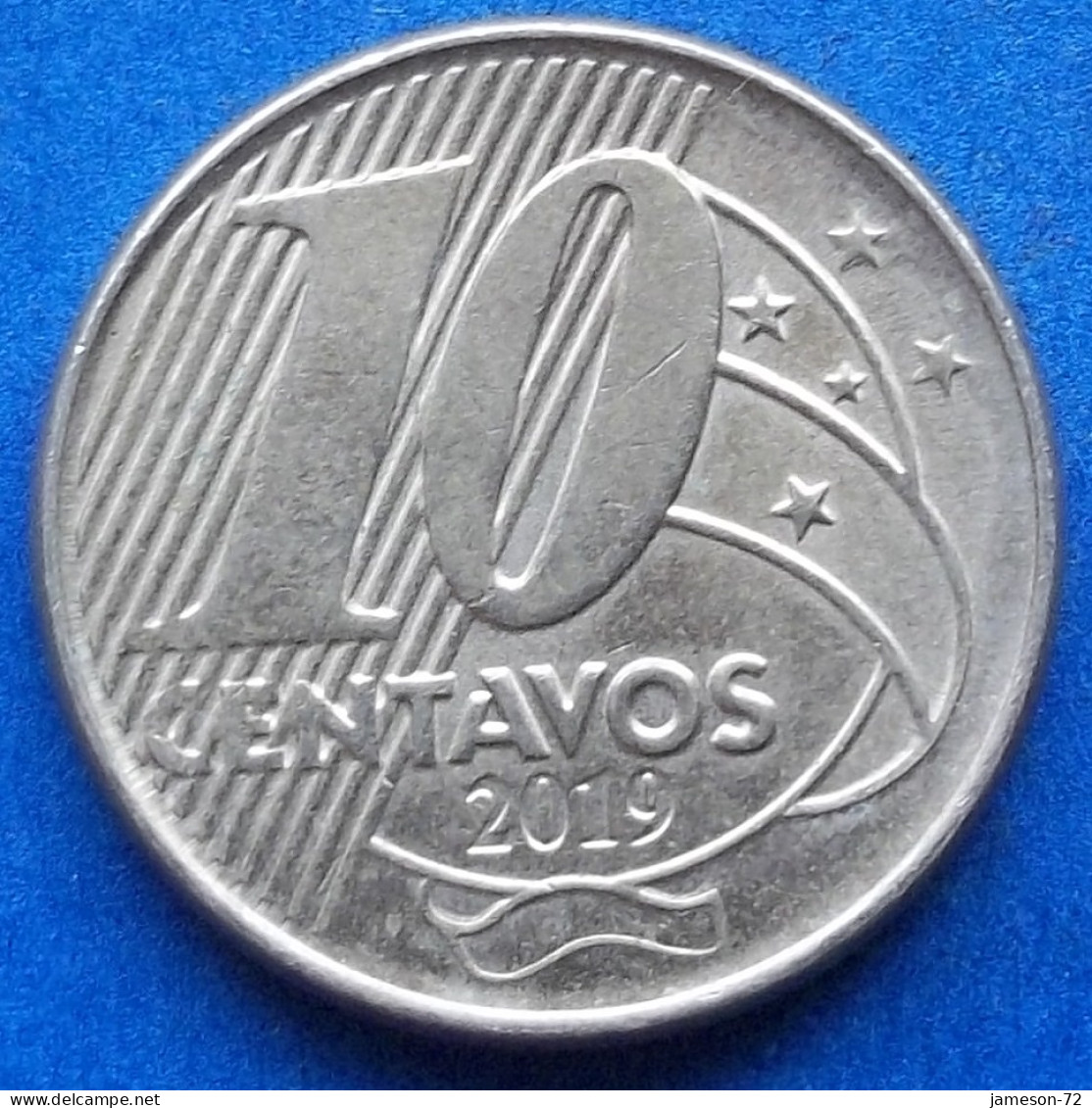 BRAZIL - 10 Centavos 2019 "Pedro I" KM# 649.2 Monetary Reform (1994) - Edelweiss Coins - Brésil