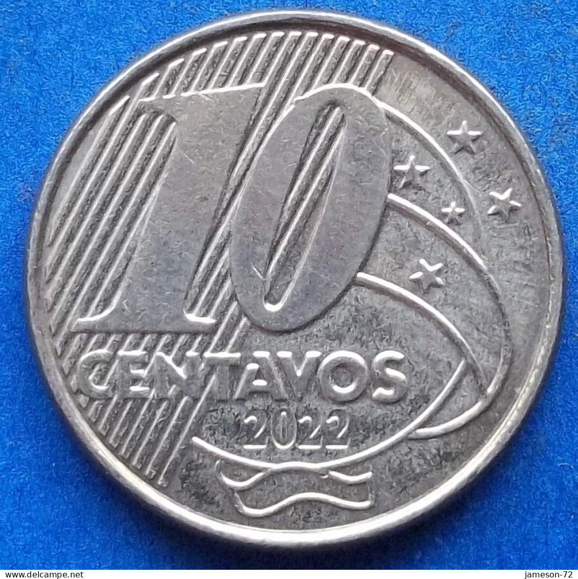 BRAZIL - 10 Centavos 2022 "Pedro I" KM# 649.2 Monetary Reform (1994) - Edelweiss Coins - Brazil