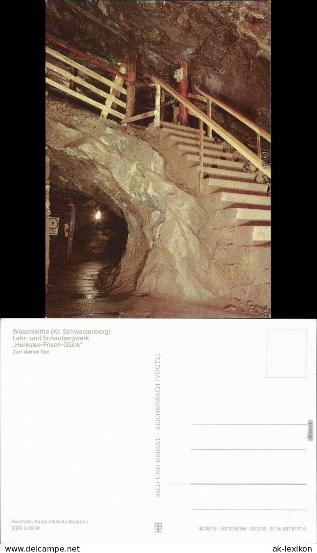 Waschleithe Grünhain Beierfeld Bergwerg Herkules-Frisch-Glück: Kleiner See 1986 - Gruenhain