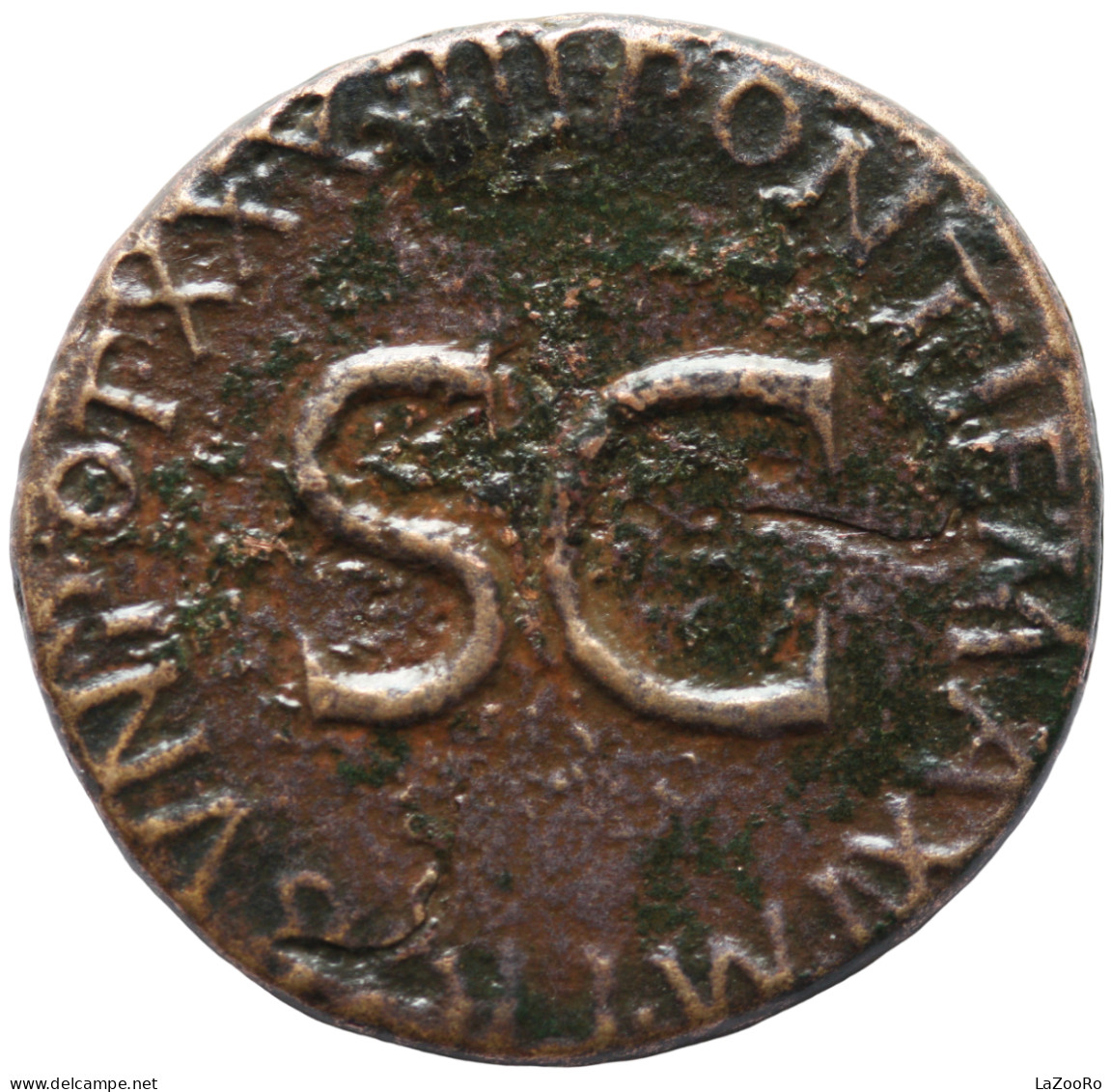 LaZooRo: Roman Empire - AE As Of Augustus (27 BC-AD 14), PONTIF MAXIM - La Dinastia Giulio-Claudia Dinastia (-27 / 69)