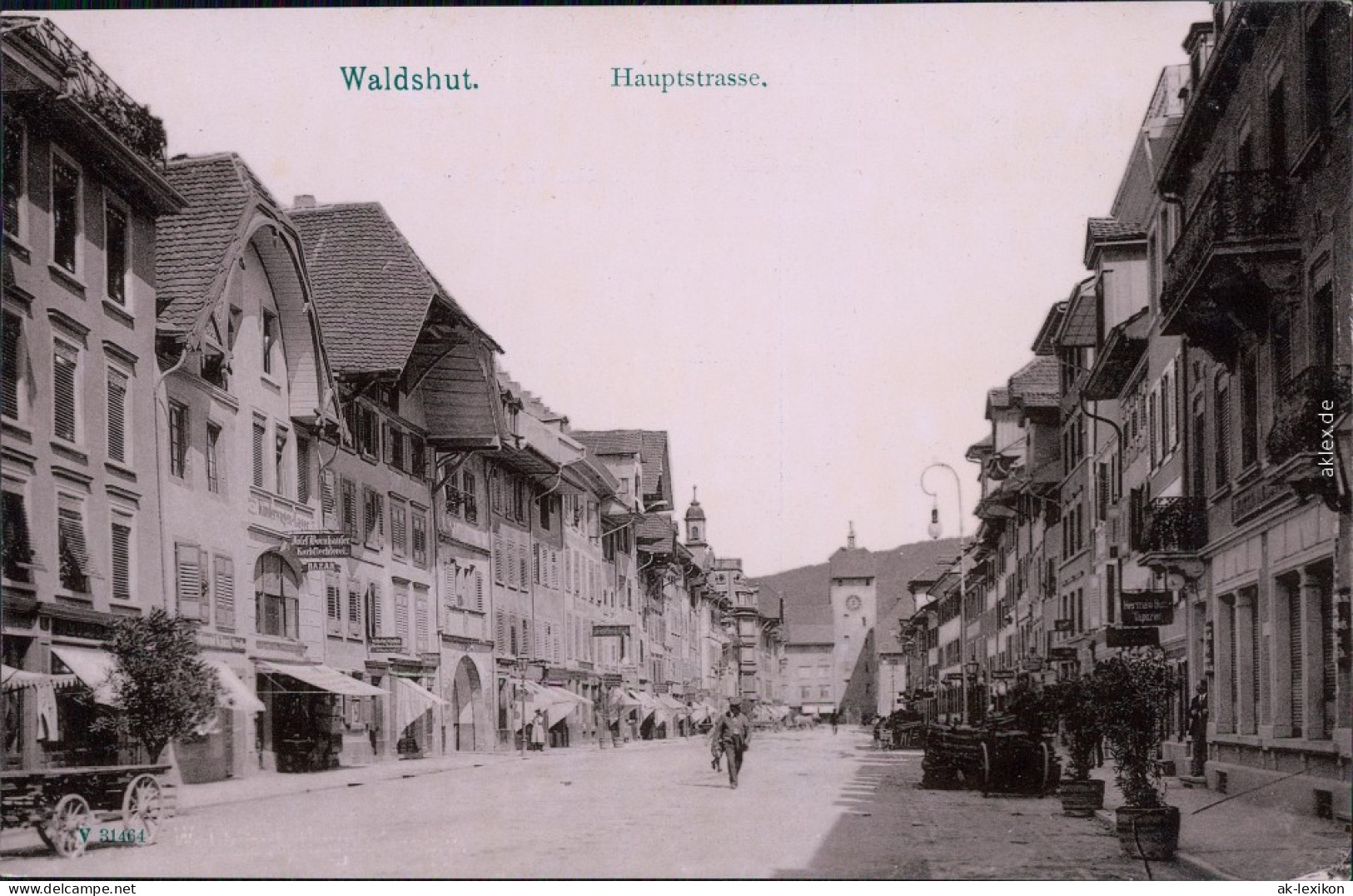 Waldshut Waldshut-Tiengen Partie In Der Hauptstraße 1914 - Waldshut-Tiengen
