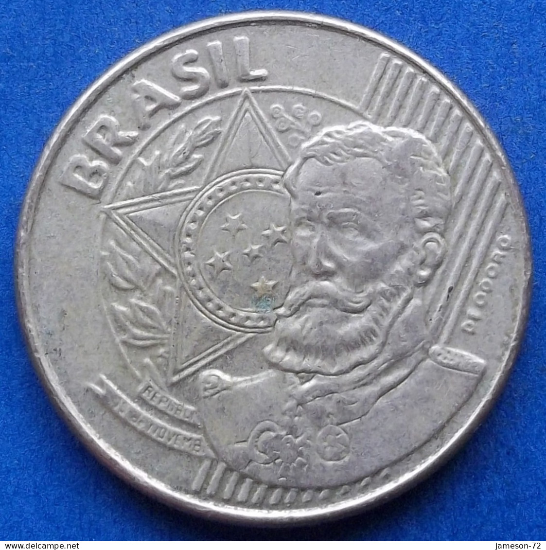 BRAZIL - 25 Centavos 2017 "Manuel Deodoro Da Fonseca" KM# 650 Monetary Reform (1994) - Edelweiss Coins - Brésil