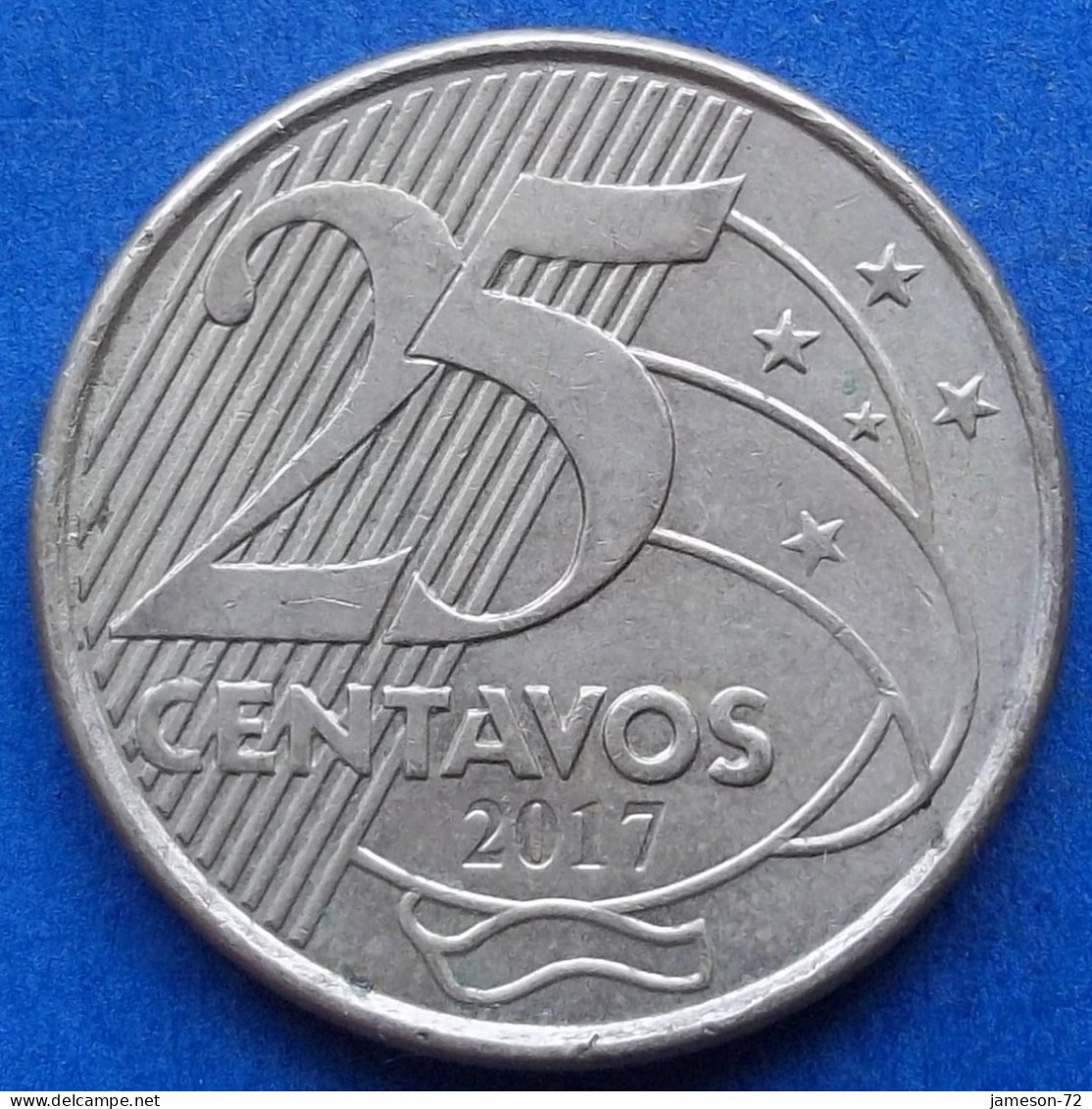 BRAZIL - 25 Centavos 2017 "Manuel Deodoro Da Fonseca" KM# 650 Monetary Reform (1994) - Edelweiss Coins - Brasil