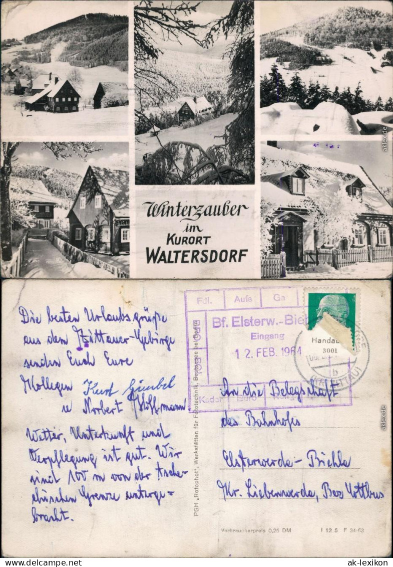 Waltersdorf-Großschönau (Sachsen) Winterzauber In Waltersdorf 1963 - Grossschoenau (Sachsen)
