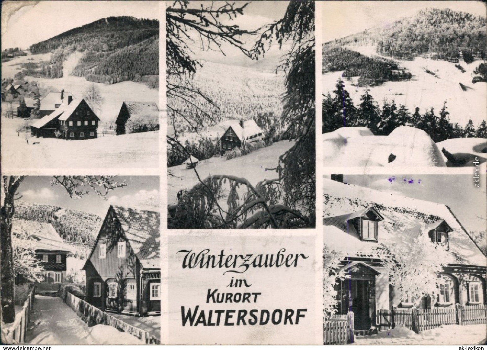 Waltersdorf-Großschönau (Sachsen) Winterzauber In Waltersdorf 1963 - Grossschoenau (Sachsen)