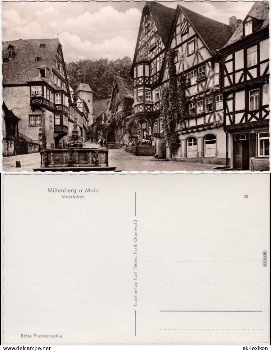 Miltenberg (Main) Marktplatz Foto Ansichtskarte 1969 - Miltenberg A. Main