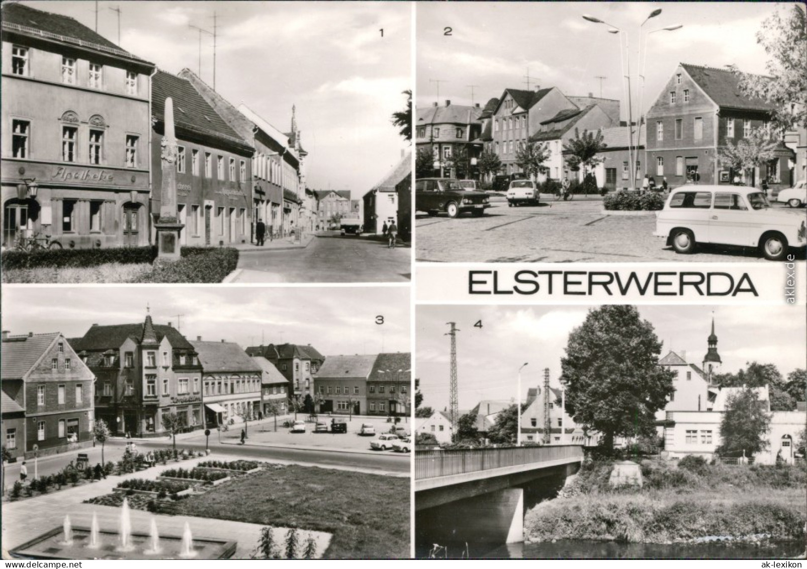 Elsterwerda Postmeilensäule In Der Hauptstraße, Marktplatz, An Der Elster G1979 - Elsterwerda