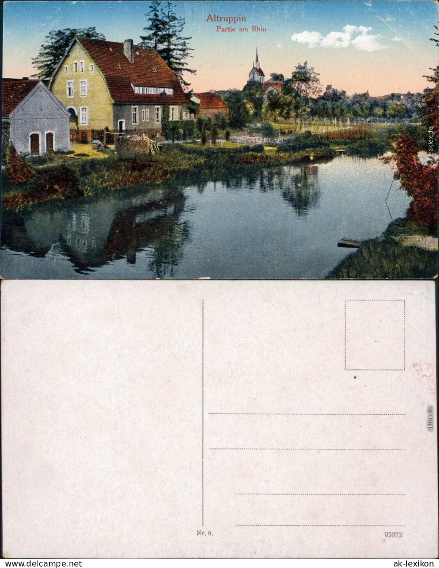 Neuruppin Partie Am Rhin  Ansichtskarte 1916 - Neuruppin
